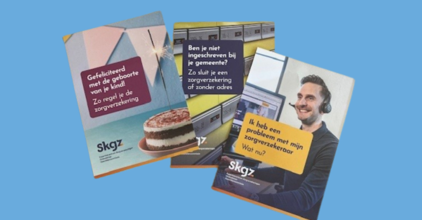 Voorbeeldweergave van 3 flyers